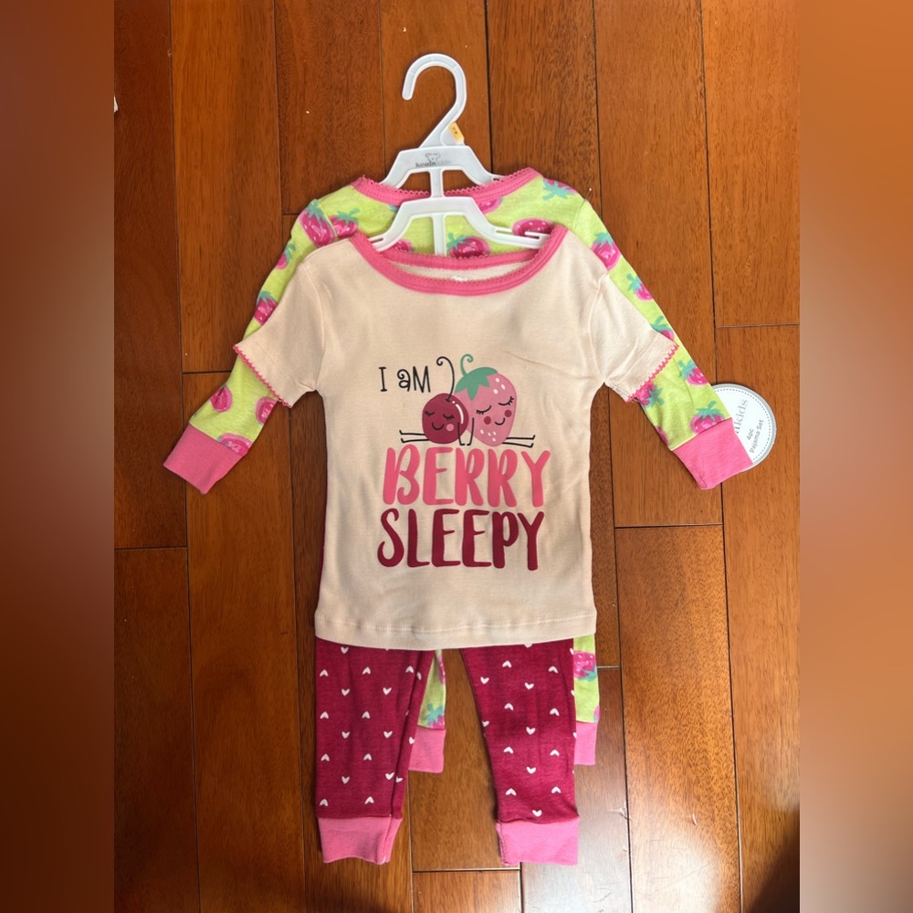 12m baby girl pajama set